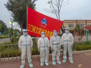 市文旅集團(tuán)一線戰(zhàn)“疫”之：北方游船員工化身“大白”，守護(hù)隔離點(diǎn)群眾安全